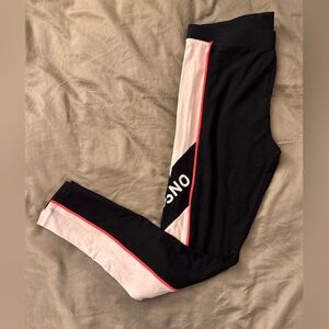 SNO black and white leggings size Medium